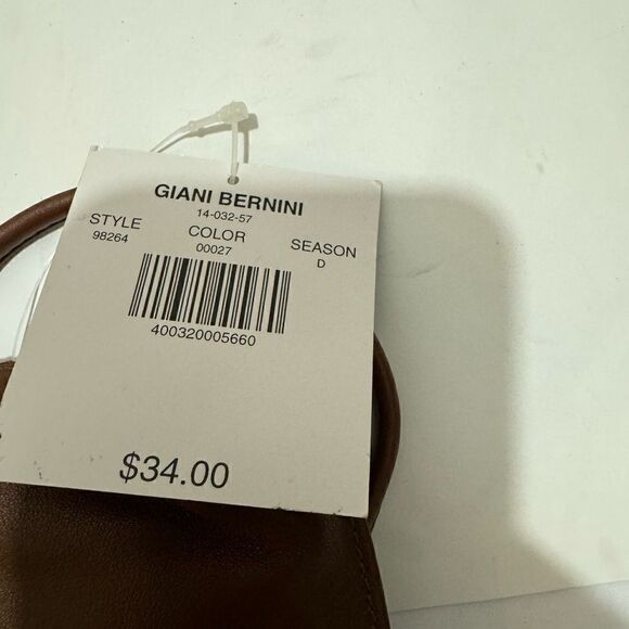 Giani Bernini Brown Leather handbag New - Picture 6 of 9